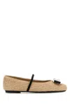 Ferragamo Bow-detailing Ballet Flats In Brown