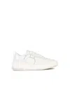 Ferragamo Salvatore  'dania' White Leather Sneakers In White