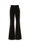 Ferragamo Salvatore  Dark Brown Corduroy Flared Pant