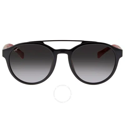 Ferragamo Salvatore  Dark Grey Pilot Men's Sunglasses Sf937s 023 53 In Gray