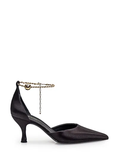 FERRAGAMO SALVATORE FERRAGAMO DÉCOLLETÉ WITH CHAIN