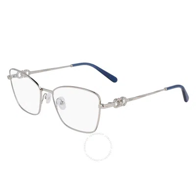 Ferragamo Salvatore  Demo Cat Eye Ladies Eyeglasses Sf2224 712 54 In Gray
