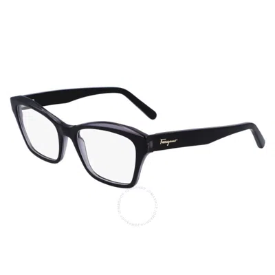 Ferragamo Salvatore  Demo Cat Eye Ladies Eyeglasses Sf2951 022 53 In Black