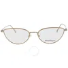 Ferragamo Salvatore  Demo Oval Ladies Eyeglasses Sf2188 781 5518