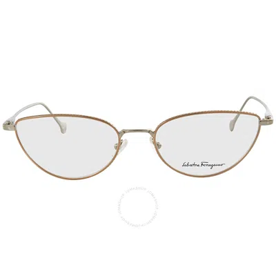 Ferragamo Salvatore  Demo Oval Ladies Eyeglasses Sf2188 781 5518
