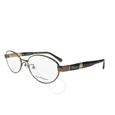 Ferragamo Salvatore  Demo Oval Ladies Eyeglasses Sf2532a 210 52 In Multi