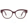 Ferragamo Salvatore  Demo Oval Ladies Eyeglasses Sf2957e 601 54