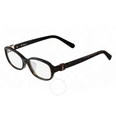 Ferragamo Salvatore  Demo Rectangular Ladies Eyeglasses Sf2769a 214 52 In Black