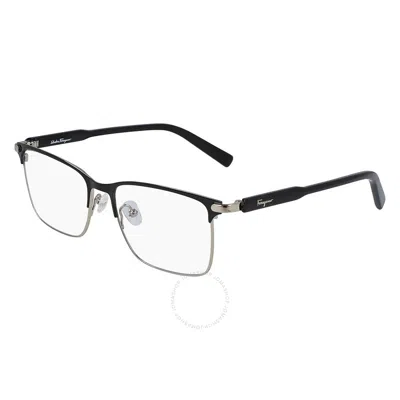 Ferragamo Salvatore  Demo Rectangular Men's Eyeglasses Sf2179 718 55