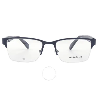 Ferragamo Salvatore  Demo Rectangular Men's Eyeglasses Sf2222 401 54