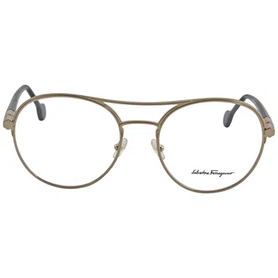 Ferragamo Salvatore  Demo Round Ladies Eyeglasses Sf2174 733 55 In Brown