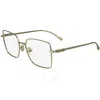 Ferragamo Salvatore  Demo Square Ladies Eyeglasses Sf2230 710 56