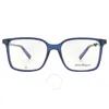 Ferragamo Salvatore  Demo Square Men's Eyeglasses Sf2954 420 54