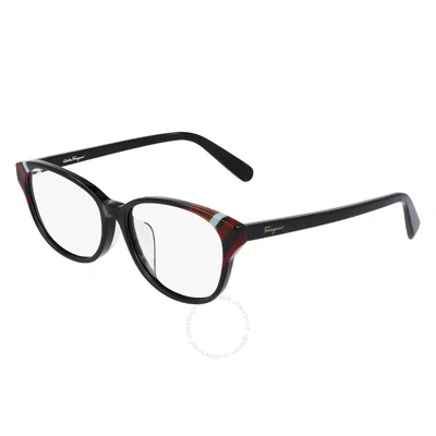 Ferragamo Salvatore  Demo Teacup Ladies Eyeglasses Sf2809a 001 54 In Black