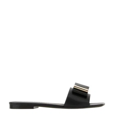 FERRAGAMO SALVATORE FERRAGAMO DOUBLE-BOW SLIDER