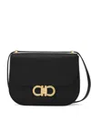 Ferragamo Black Leather Crossbody Bag