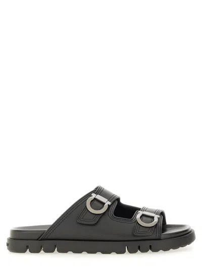 FERRAGAMO SALVATORE FERRAGAMO DOUBLE-STRAP SANDAL