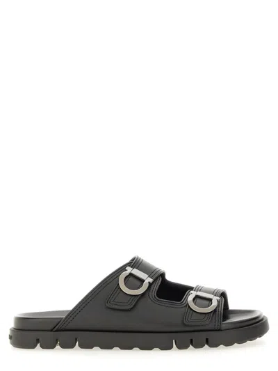 FERRAGAMO SALVATORE FERRAGAMO DOUBLE-STRAP SANDAL