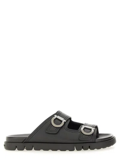 FERRAGAMO SALVATORE FERRAGAMO DOUBLE-STRAP SANDAL