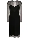 Ferragamo Salvatore  Dresses In Black