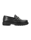 Ferragamo Elegant Douglas Loafers With Iconic Embellishment