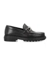 Ferragamo Elegant Douglas Loafers With Iconic Embellishment