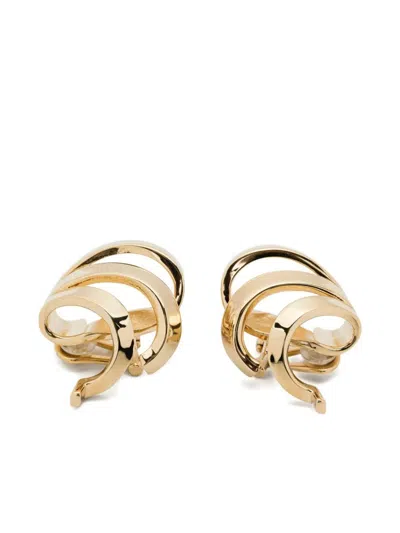 FERRAGAMO SALVATORE FERRAGAMO EAR LEAFBIG EARRINGS ACCESSORIES