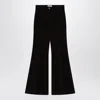 Ferragamo Espresso Flared Pants Women In Black