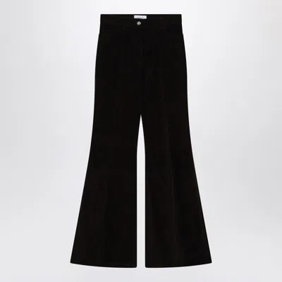 Ferragamo Salvatore  Espresso Flared Pants