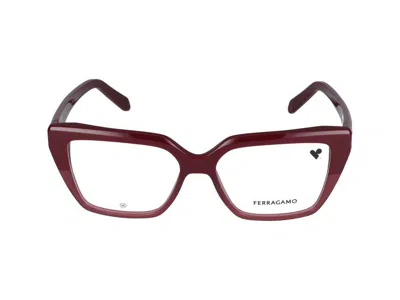 Ferragamo Salvatore  Eyeglasses In Burgundy