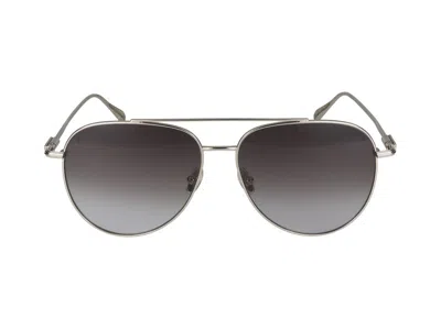 Ferragamo Salvatore  Eyewear Aviator Sunglasses In Metallic