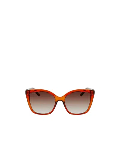 Ferragamo Salvatore  Eyewear Butterfly Frame Sunglasses