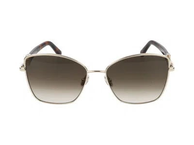 Ferragamo Gancini Tea Cup 60mm Gradient Butterfly Sunglasses In Multi