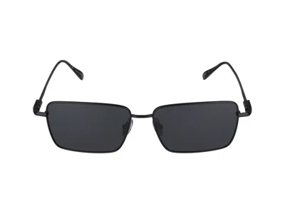 Ferragamo Salvatore  Eyewear Rectangular Frame Sunglasses In Black