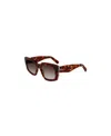 Ferragamo Salvatore  Eyewear Rectangular Frame Sunglasses In Brown