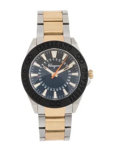 Pre-owned Ferragamo Salvatore   Watch, 43mm In Multicolor