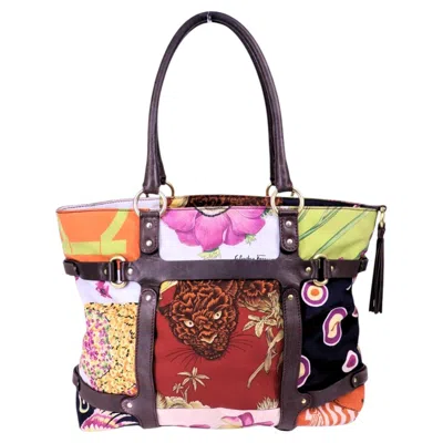 Pre-owned Ferragamo Salvatore  Fiera Tote Bag In Brown