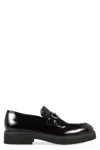 Ferragamo Horsebit Chunky Sole Leather Loafers