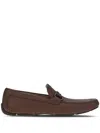 Ferragamo Gancini-ornament Driver Loafers