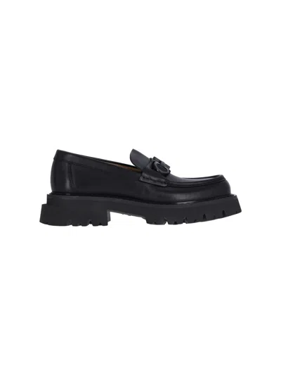 Ferragamo Salvatore  Flat Shoes In Black