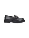 Ferragamo Loafers "gancini" In Black