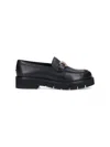 Ferragamo Loafers "gancini" In Black