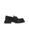 Ferragamo Chunky "gancini" Loafers - Black In Black