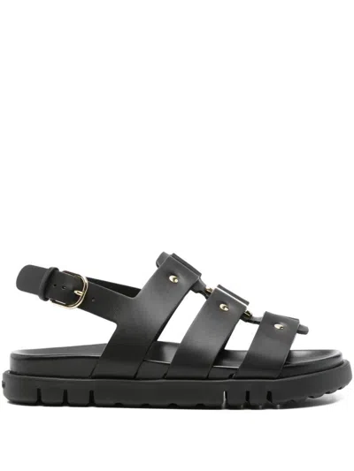 Ferragamo Salvatore  Flat Shoes In Black