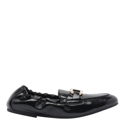 Ferragamo Salvatore  Flat Shoes In Black