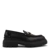 Ferragamo Brooke Loafers With Chunky Sole And Gold-tone Hardware In Black