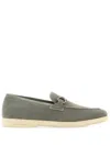 Ferragamo Casual Loafer With Gancini Ornament In Multi