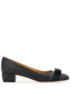 Ferragamo Vara 1 Wrapped Heel Pumps In Multi
