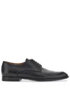 Ferragamo Lace-up Leather Derby Shoes In Multicolor