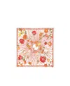 Ferragamo Salvatore  Floral-printed Finished Edge Scarf In Multicolor